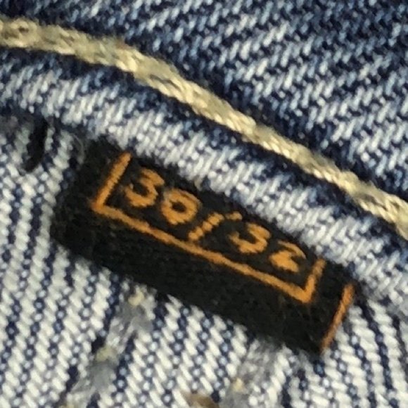 HEAVYWEIGHT MENS DRY GOODS CO STRAIGHT JEANS 36x30 ๐ - Picture 7 of 14